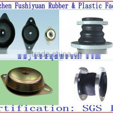 rubber Buffer Shock Mount Rubber Vibration Damper Vibration M damping mounts with galvanised oval base plate holes