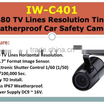 IW-C401 480TVL Waterproof IP67 Car Safety Camera