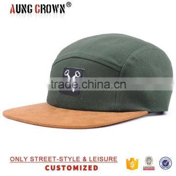 Flat Brim Design Your Own 5 Panel Hat Cap photo-3