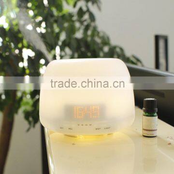 300ml Aroma Essential Oil Diffuser/ultrasonic Mist Maker/ultrasonic Humidifier With Digital Clock photo-3