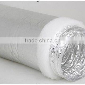 fiber wool Insulated Flexible Aluminum Foil Air Duct