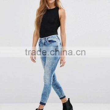 Ultimate Dyed Ankle Female Jeans Skinny Jeans