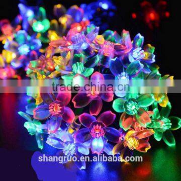 Christmas led solar light festival flower light cheap led solar light