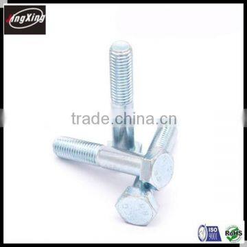 Carbon Steel Zinc Plated Hex Head Half Thread Bolt Manufacturer