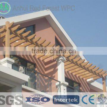 bamboo composite balcony landscape pergola