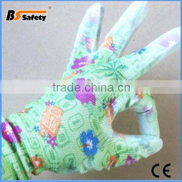 BSSAFETY 13 gauge nylon polyester garden working glove