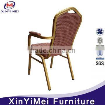 Metal Tube Hotel Armchair With Fabric XYM-L97-1 photo-3