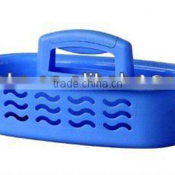 plastic bath baskets with handle