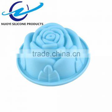 Rose mafen cup silicone cake mold