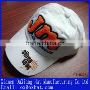 applique embroidery washed 2017China hat and cap