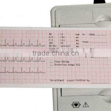 CE Approved Color ECG Machine/ Electrocardiograph/three Channel EKG Machine photo-4