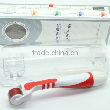 Professional skin care products LED photon derma roller/mirco needle roller with 75/200/540 needles -L001