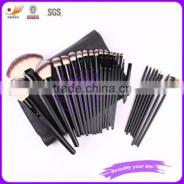 High Quality nylon hair brush set with PU bag