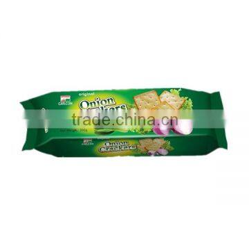 200g Fresh Onion Crackers Cheap Biscuits High Quality