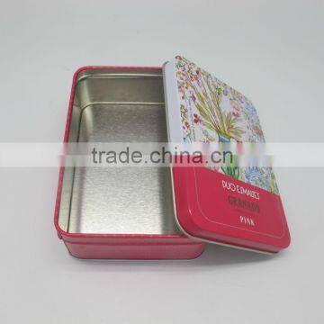 Beautiful rectangular shape chocolate tin box