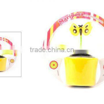 SOLAR POWER DANCING FLOWER WITH BUTTERFLY DEGISN photo-2