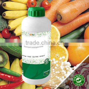 China best quality F30 humic acid liquid HA :10% N 6 P 18 K 6 + B manufactory