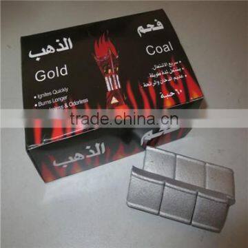 Factory Direct High Quality Bamboo Silver Hookah Charcoal