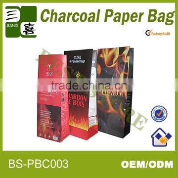 high quality 10kg charcoal packaging bag by manufacturer