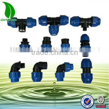 PP HDPE water pipe compression fitting