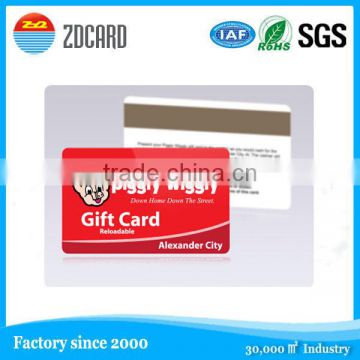 Perfect CR80 PVC card with magnetic stripe