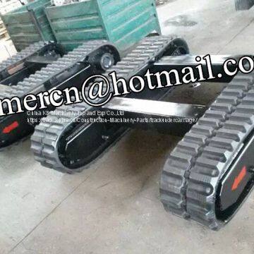 drilling rig rubber track undercarriage (rubber track chassis)