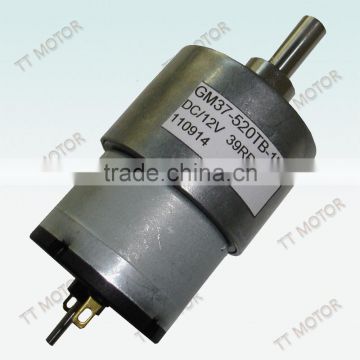 GM37-520TB 12v high torque motor low rpm gear motor