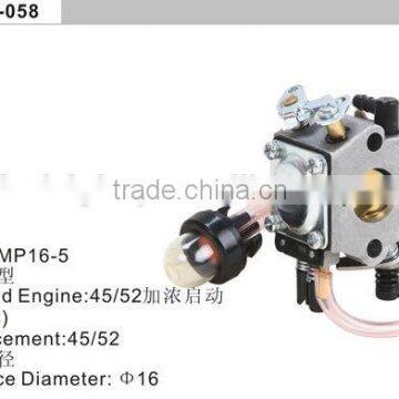 gasoline chainsaw 4500 5200 carburetor