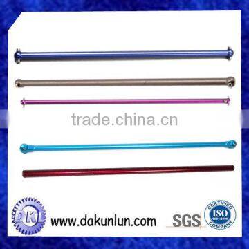 Customized Anodized Colorful Aluminum Precision Needle Bar Long Shaft