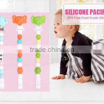 Make From Food Grade Silicone DIY Baby Pacifier Chain Baby Teething photo-4