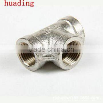 high quality connector ,3 way stainless steel connector ,high quality elbow connector