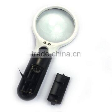 2016 New 3 LED Light 45X Handheld Mini Pocket Microscope Reading Magnifying Glass Lens Jewelry Loupe YB360-SZ photo-4