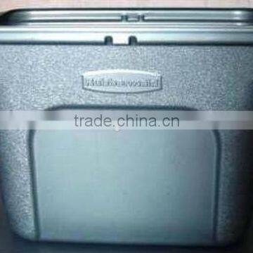 OEM Blow Molding Plastic Litter Basket Receive Garbage Barrels Street Litter Bin photo-3