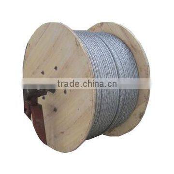 Galvanized Steel Anti Twist Braid Rope / Wire Rope for Transmission Line Stringing photo-3
