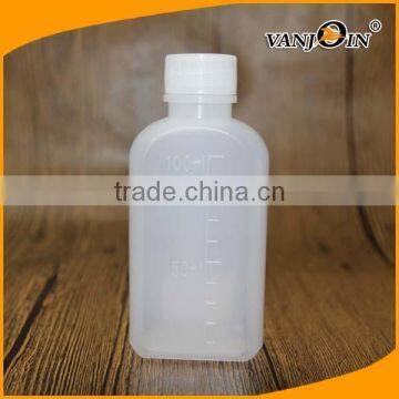 100ml LDPE White Plastic Bottle Medicine Bottle Syrup Bottle With Screw Cap photo-4
