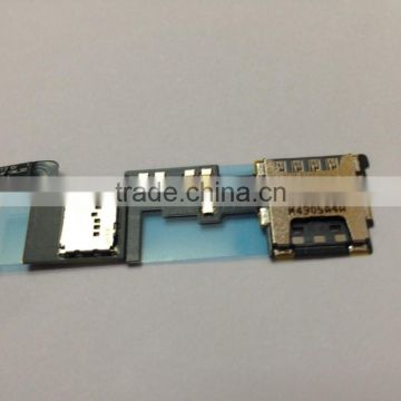 2015 Original Phone Sim And SD Card Read Contact For Samsung Galaxy Note4 Sim Card Reader Parts