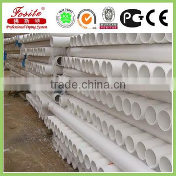 Manufacture white pvc pipe