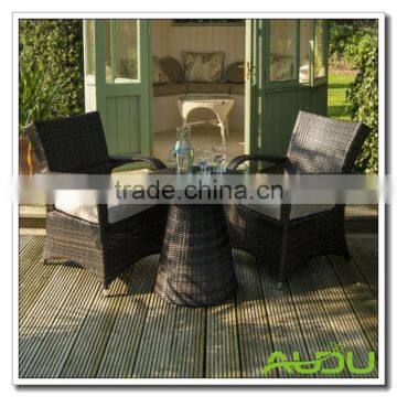 Audu NEW BISTRO 2-4-6 SEATER RATTAN WICKER DINING OUTDOOR GARDEN FURNITURE SET