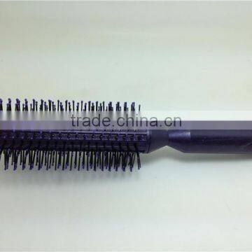 Plastic Round Hair Brush Massage Comb for Long Curly Hair