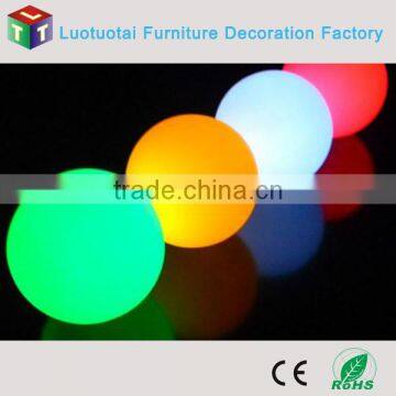 waterproof color changing rechargable led balls outdoor/indoor used