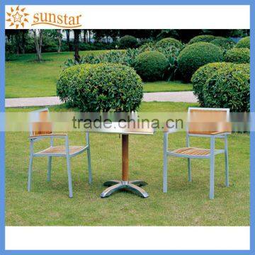 Garden wooden Chairs and table furniture set L82101-2