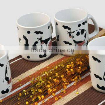 350ml customized decal printing ceramic mug full wrap printing ceramic mug