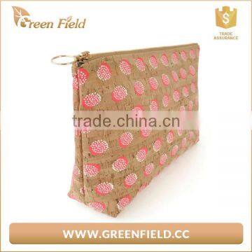 2017 Wholesale Special Material Cork Wood Makeup Bag Trendy Cosmetic Bag photo-4