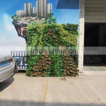 decorative artificial green indoor plant wall