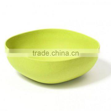 Green ,Eco Friendly, Durable, Nontoxic Bamboo Fiber Composite Salad Bowl