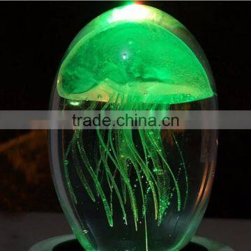 LED 3d Laser Jellyfish Crystal Gift Items photo-2