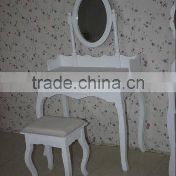 dressing table with mirror and flower /Dressing Table /Wooden Dresser/mirror furniture dressing table