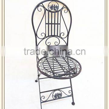 New design hot sale wrought iron chair