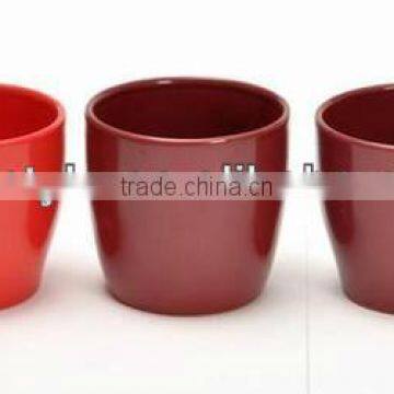 Fine Small Solid Color Ceramic Flower Pot