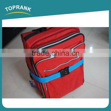 Toprank Custom Design Logo Polyester 2 Digit Tsa Lock Luggage Belt Strap Adjustable Travel Luggage Belt With Lock photo-3